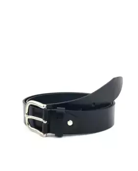 Мужской кожаный ремень Stamp, черный