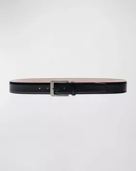 Мужской кожаный ремень Vega Magnanni, цвет Black