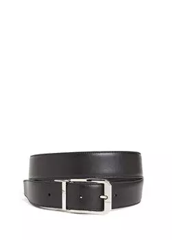 Мужской кожаный ремень Zegna, коричневый