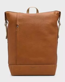Мужской кожаный рюкзак Canfield Shinola, цвет Tan