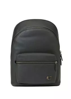 Мужской кожаный рюкзак Coach, черный