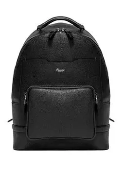 Мужской кожаный рюкзак Pineider, черный