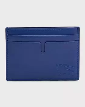 Мужской кожаный визитница EKD Burberry, цвет Knight