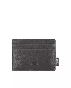 Мужской кожаный визитница Hannover коричневого цвета с защитой RFID Jaslen, коричневый