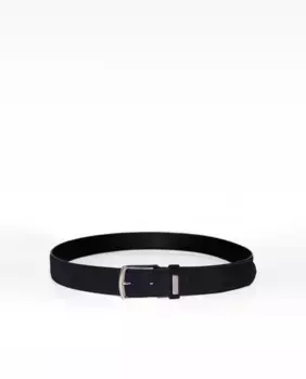 Мужской кожаный замшевый ремень Castellano, темно-синий