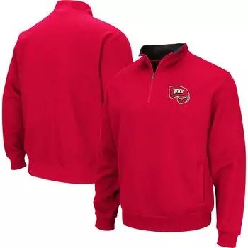 Мужской красный свитшот Western Kentucky Hilltoppers Tortugas с молнией четверти Colosseum