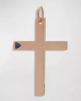 Мужской кулон-крест с покрытием из розового золота Marco Dal Maso, цвет Rose Gold