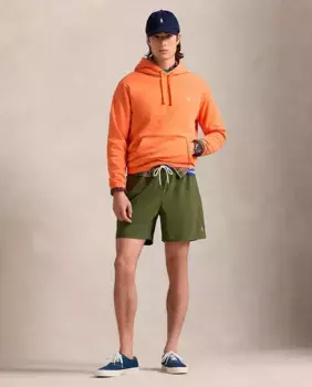 Мужской купальник с двумя боковыми карманами и эластичным поясом Ralph Lauren, цвет Verde Agua