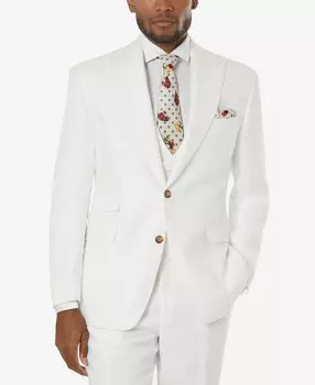 Мужской льняной пиджак классического кроя Tayion Collection