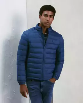 Мужской легкий пуховик с водоотталкивающей пропиткой Easy Wear, синий