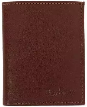 Мужской маленький кожаный кошелек Colwell Barbour, коричневый