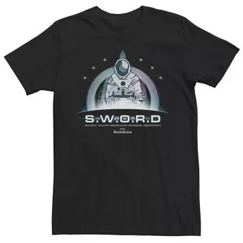 Мужской Marvel WandaVision S.W.O.R.D. Футболка с логотипом космического костюма Licensed Character
