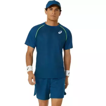 Мужской матч Actibreeze SS TOP Asics Мужская теннисная футболка, синий