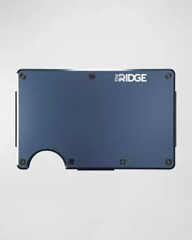 Мужской металлический кошелек с зажимом для денег RFID, темно-синий The Ridge, цвет Navy