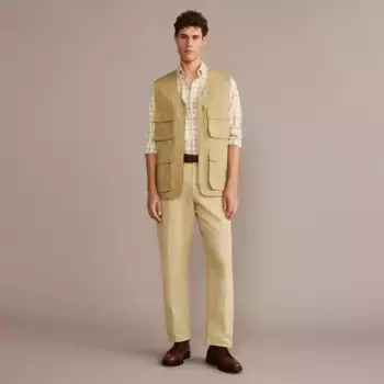 Мужской многокарманный жилет Verhunt, цвет Kaki