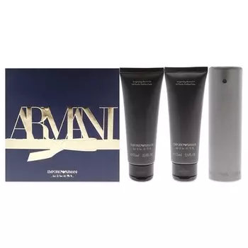 Мужской набор туалетная вода 50 мл с 2 гелями для душа 75 мл, Emporio Armani