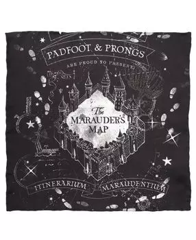 Мужской нагрудный платок с картой Marauder's Map Harry Potter