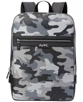 Мужской нейлоновый деловой рюкзак с камуфляжным принтом Michael Kors, мульти