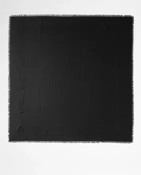 Мужской носовой платок ZV Initiale Glenn из черного жаккарда Zadig & Voltaire, черный