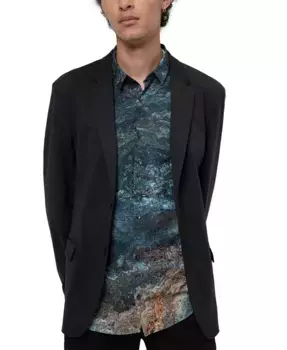 Мужской облегающий пиджак Performance Hugo Boss, синий