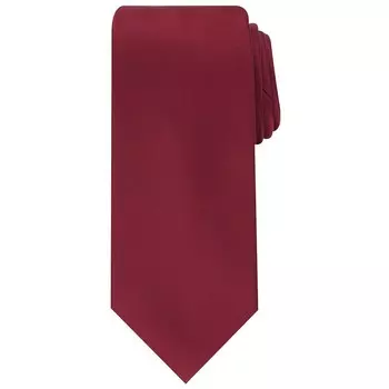 Мужской однотонный атласный галстук на заказ Bespoke, цвет Burgundy Sateen