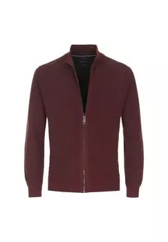 Мужской однотонный кардиган CASAMODA, темно-красный