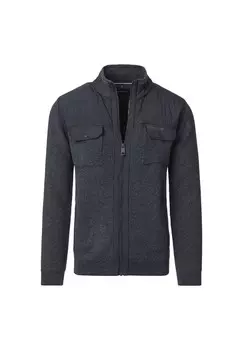 Мужской однотонный кардиган CASAMODA, темно-синий