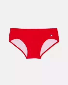 Мужской однотонный купальник-шорты из лайкры Scuola Nautica, красный