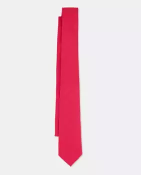 Мужской однотонный структурированный галстук Easy Wear, красный