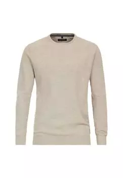 Мужской однотонный свитер CASAMODA, бежевый