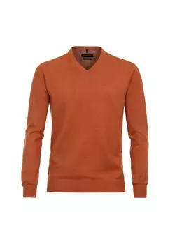 Мужской однотонный свитер CASAMODA, оранжевый