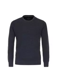 Мужской однотонный свитер CASAMODA, темно-синий