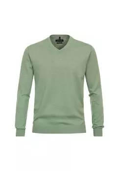 Мужской однотонный свитер CASAMODA, зеленый