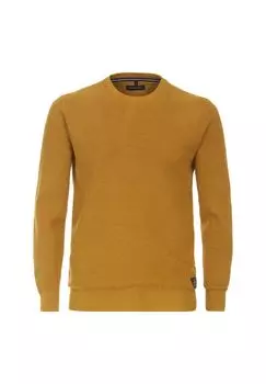 Мужской однотонный свитер CASAMODA, желтый
