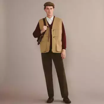 Мужской охотничий жилет Verhunt, бежевый