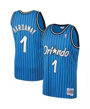 Мужской penny hardaway blue orlando magic big and tall hardwood classics jersey Mitchell & Ness, синий