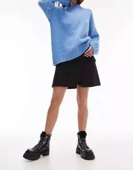 Мужской переработанный черный пиджак мини-юбка Topshop