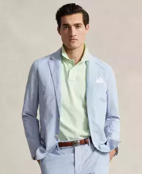 Мужской пиджак Polo Soft Seersucker Polo Ralph Lauren, синий