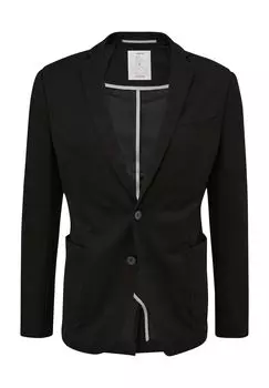 Мужской пиджак приталенного кроя с воротником с лацканами S.Oliver BLACK LABEL, цвет 9999 Grey/ Black