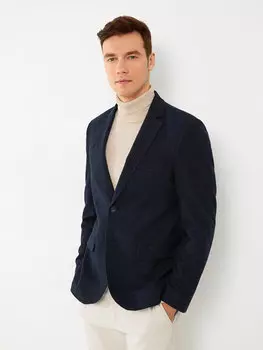 Мужской пиджак Slim Fit LCWAIKIKI Classic, новый темно-синий