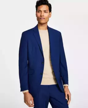 Мужской пиджак Techni-Cole Slim-Fit из костюмного комплекта Kenneth Cole Reaction, синий