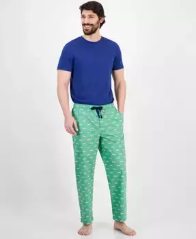 Мужской пижамный комплект Dog Park Club Room, зеленый