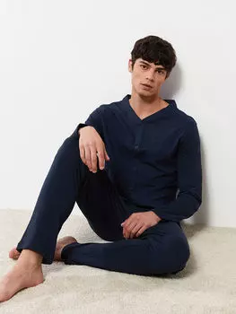 Мужской пижамный комплект стандартной выкройки