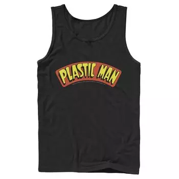 Мужской плакат из комиксов DC с пластиковым человечком и текстовым логотипом, майка DC Comics