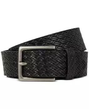 Мужской плетеный кожаный ремень jacseye Jack &amp; Jones, черный