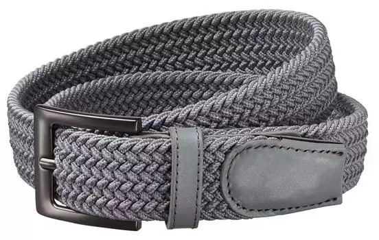 Мужской плетеный ремень для гольфа Walter Hagen, серый