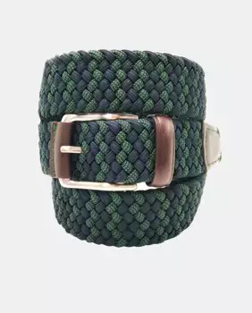 Мужской плетеный ремень Leyva, синий