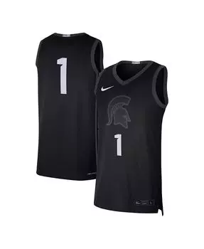 Мужской подлинный джерси черного цвета от бренда #1 Michigan State Spartans Limited Jordan, черный
