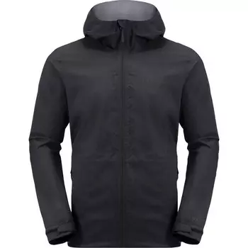 Мужской походный дождевик Jack Wolfskin, черный