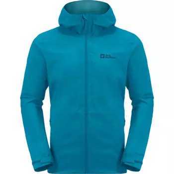 Мужской походный дождевик Jack Wolfskin, цвет himmelblau